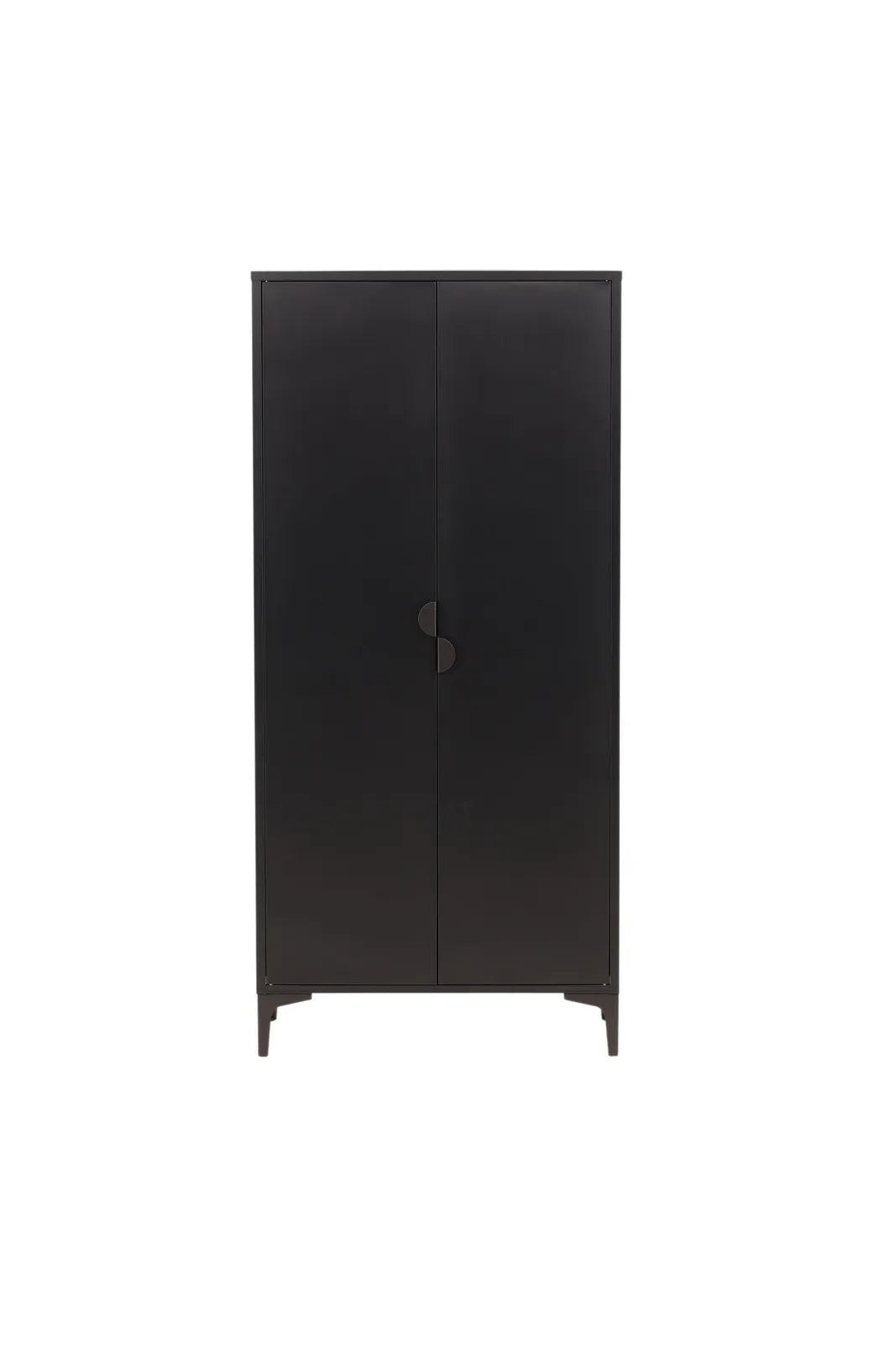 Regal Piring aus Stahl in schwarz, 45x85x183 cm von Venture Home – Bild 1