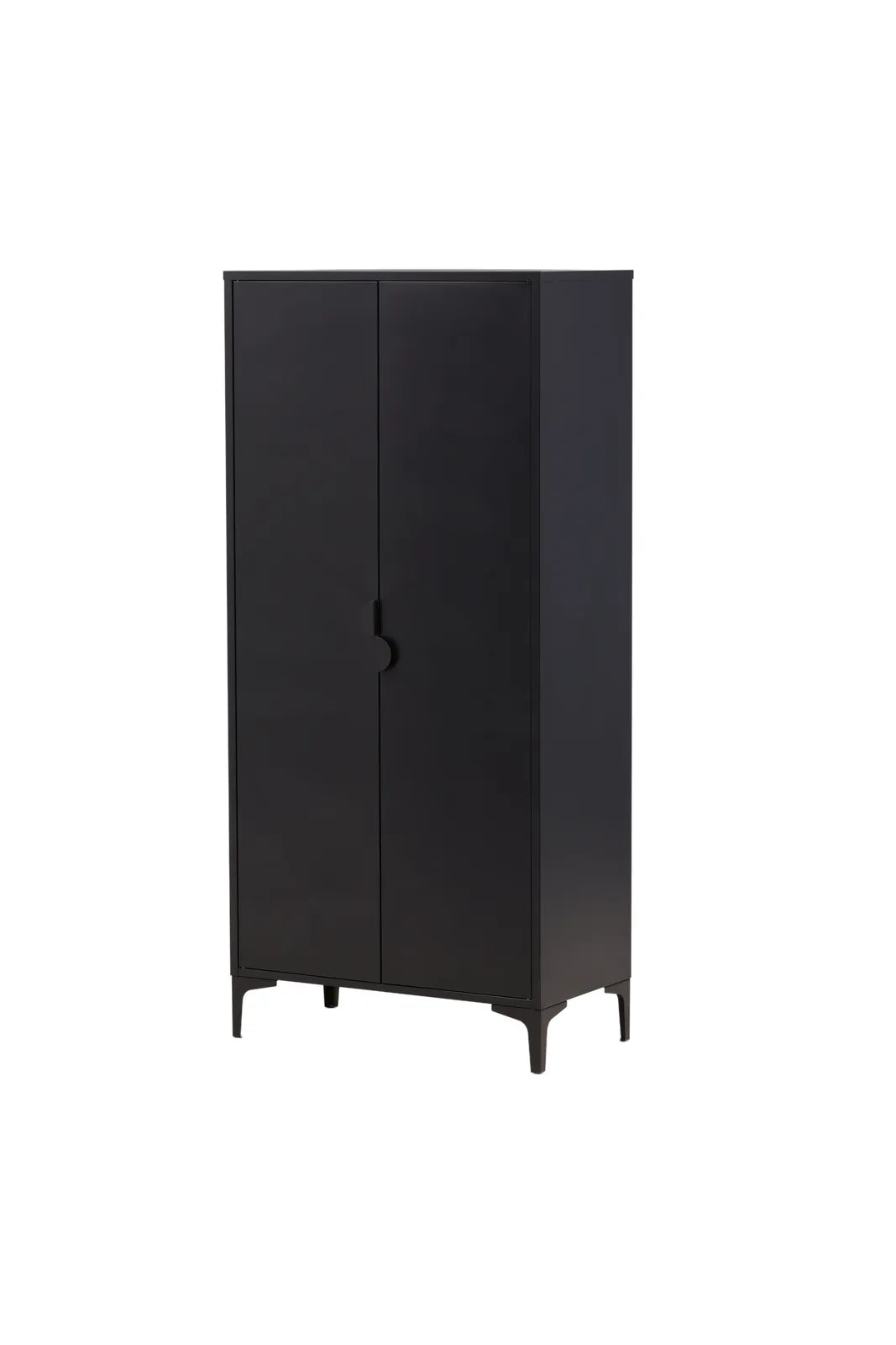 Regal Piring aus Stahl in schwarz, 45x85x183 cm von Venture Home – Bild 2