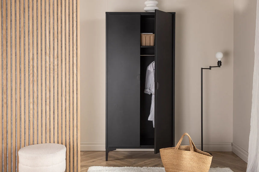 Regal Piring aus Stahl in schwarz, 45x85x183 cm von Venture Home – Bild 37
