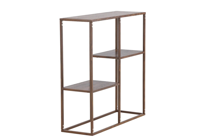 Regal Staal walnussfarbend, 26x80x81 cm von Venture Home – Bild 21