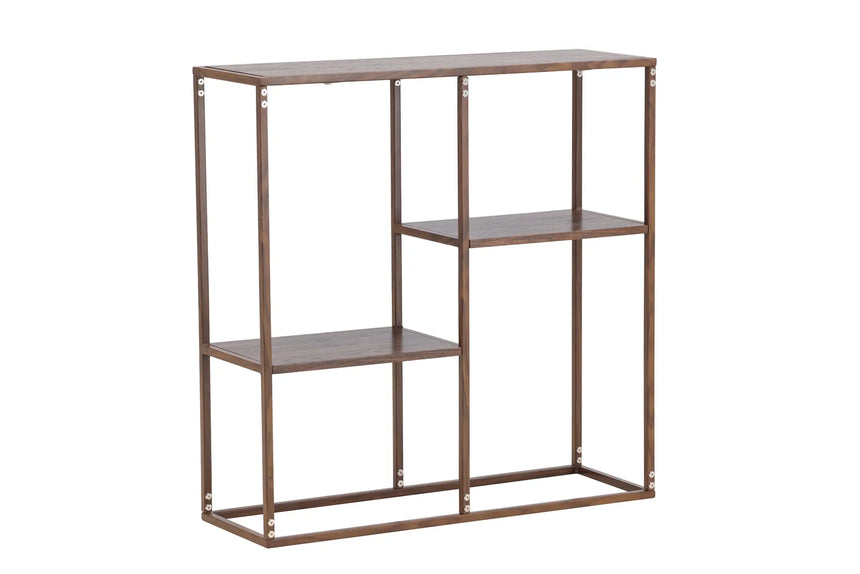 Regal Staal walnussfarbend, 26x80x81 cm von Venture Home – Bild 22