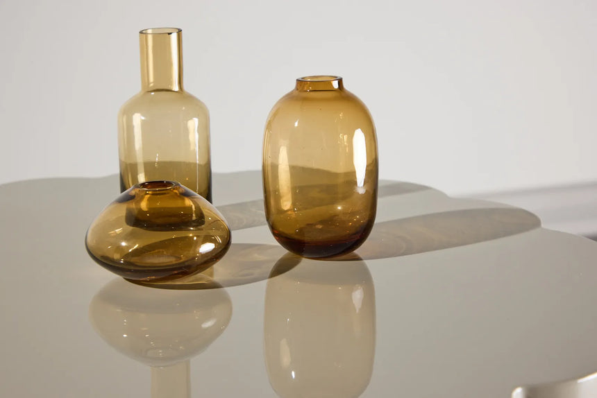 Runder Beistelltisch Krull in glänzendem beige ⌀45 von Venture Home – Bild 31