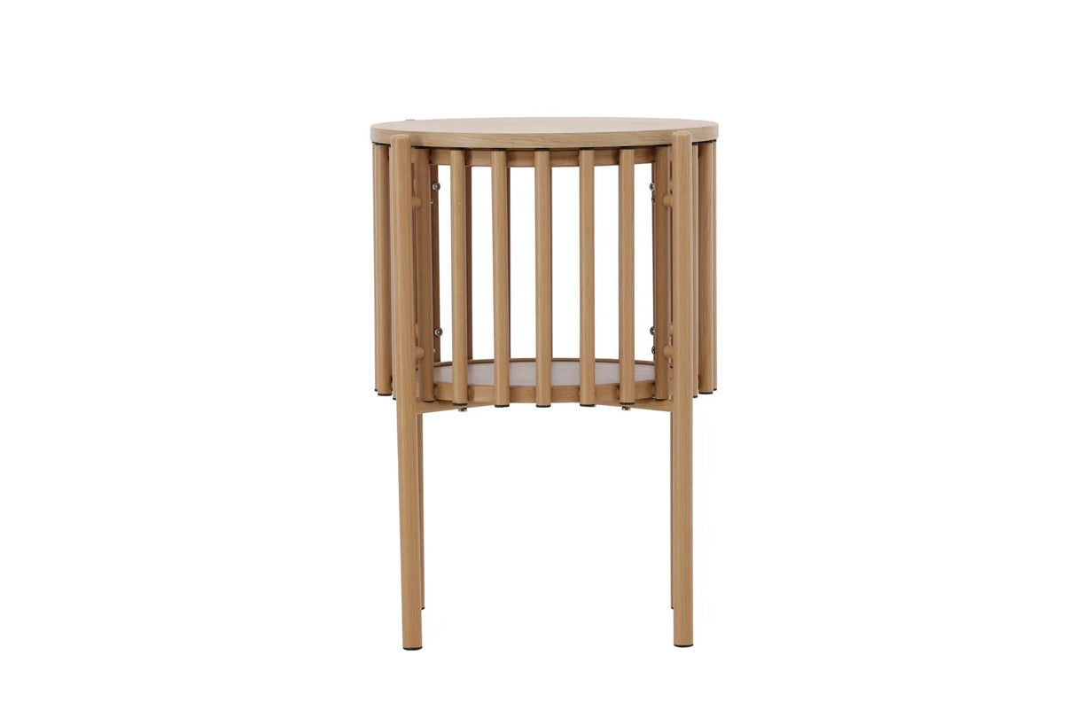 Runder Beistelltisch Rubbo naturfarbend ⌀45 von Venture Home – Bild 17