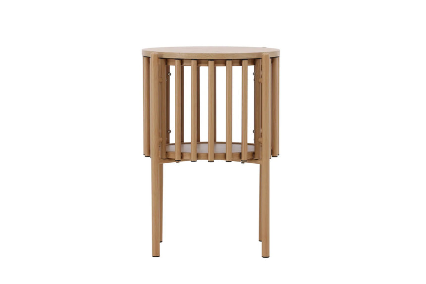 Runder Beistelltisch Rubbo naturfarbend ⌀45 von Venture Home – Bild 20