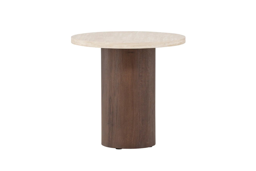 Runder Couchtisch Megga mit Travertinlook ⌀50 von Venture Home – Bild 17