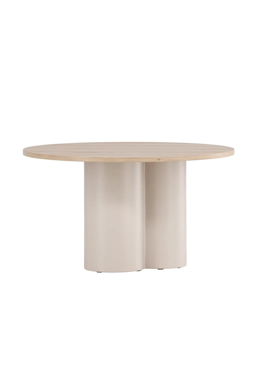 Runder Couchtisch Olivia in beige ⌀80 von Venture Home – Bild 2