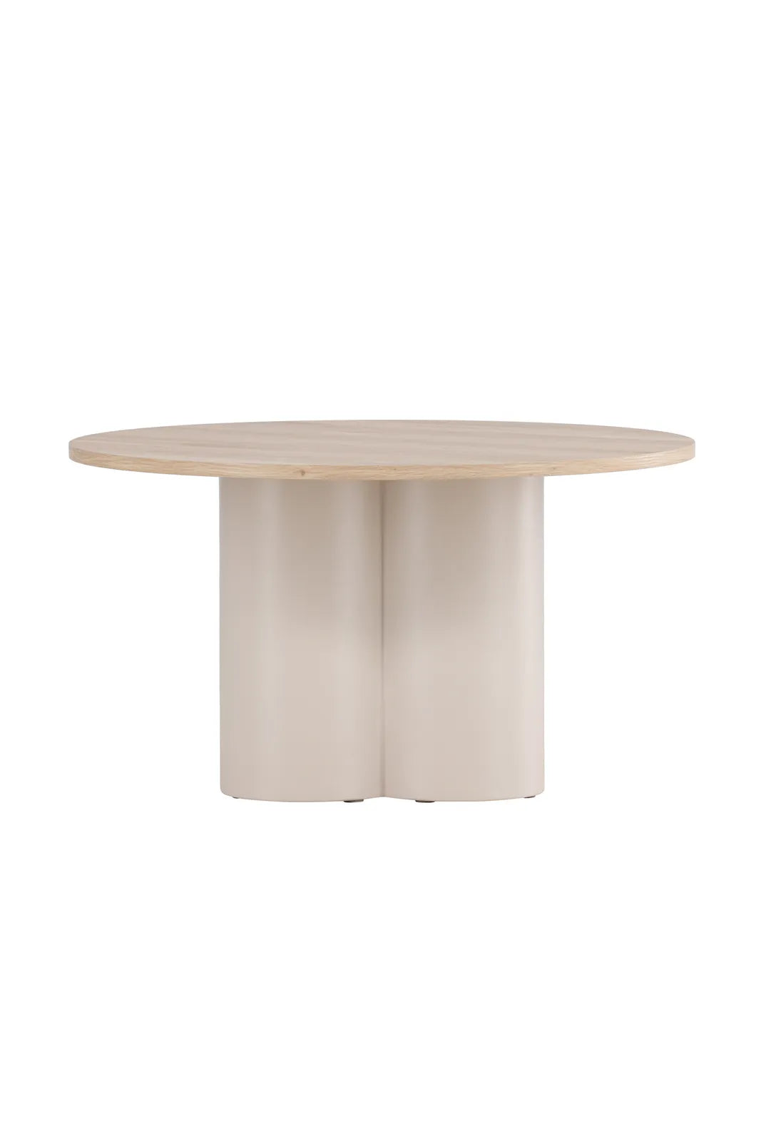 Runder Couchtisch Olivia in beige ⌀80 von Venture Home – Bild 3