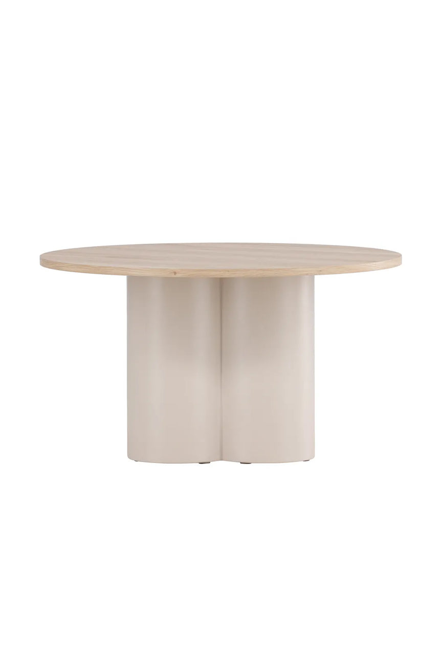 Runder Couchtisch Olivia in beige ⌀80 von Venture Home – Bild 3