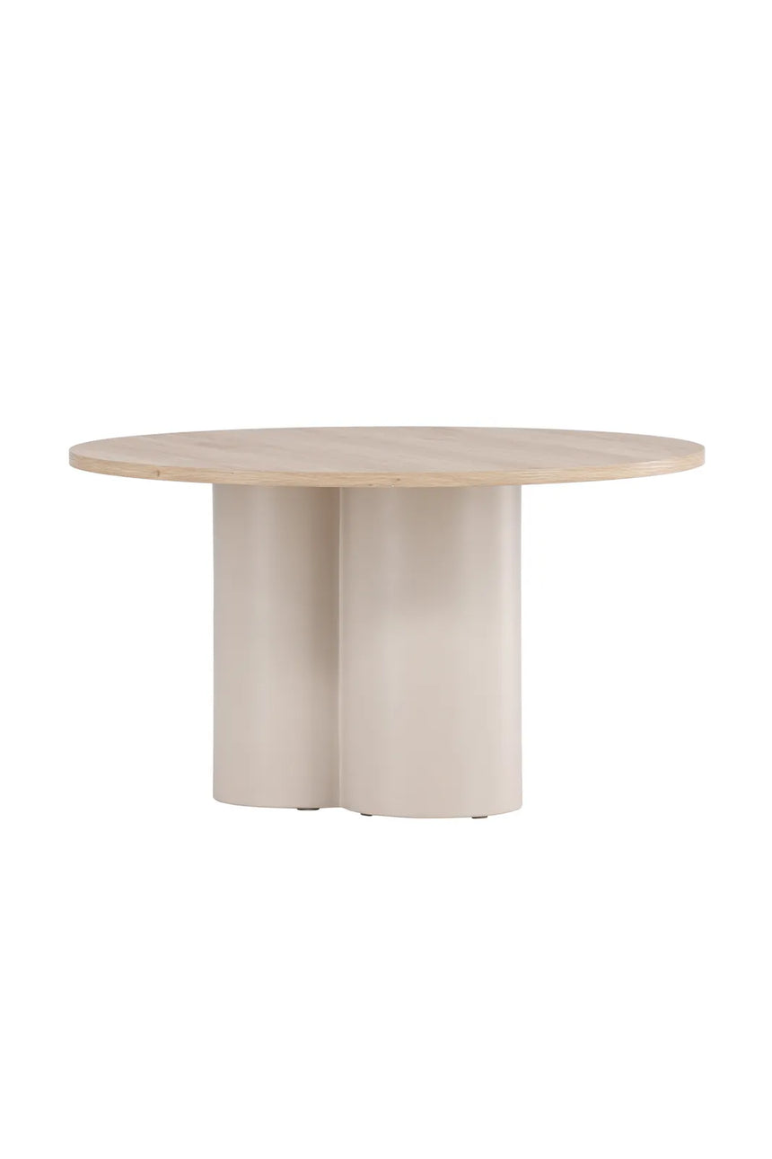 Runder Couchtisch Olivia in beige ⌀80 von Venture Home – Bild 4