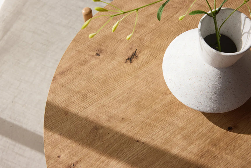 Runder Couchtisch Rubbo natufarbend ⌀80 von Venture Home – Bild 32