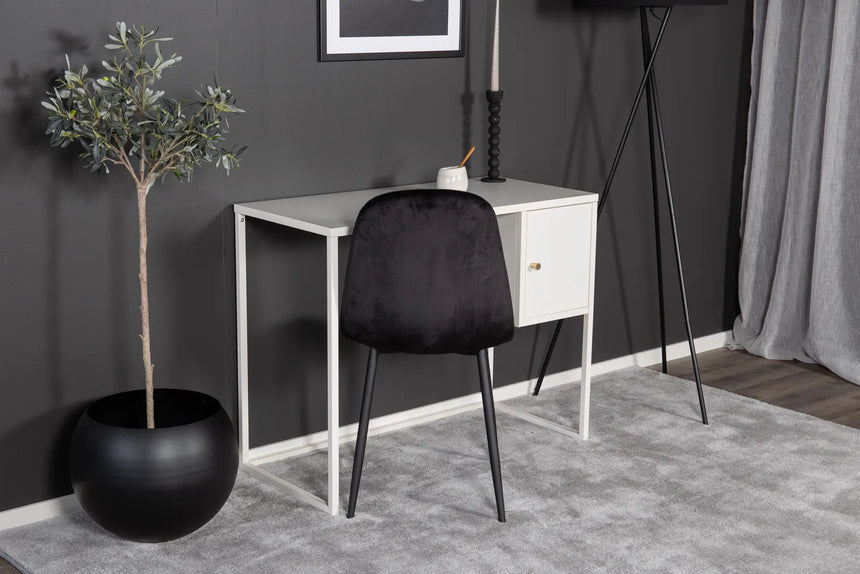 Schreibttisch Bakal aus Stahl in weiß, 45x95x50 cm von Venture Home – Bild 5