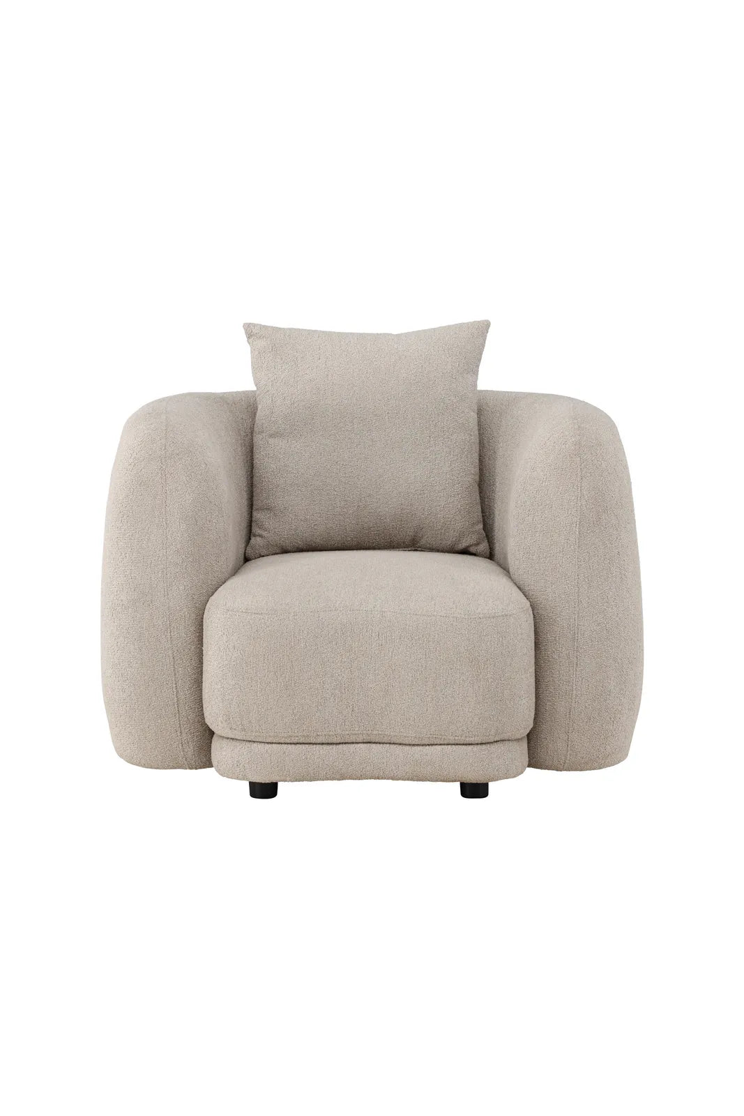 Sessel Cielo in beige boucle, 110x97x72 cm von Venture Home – Bild 1