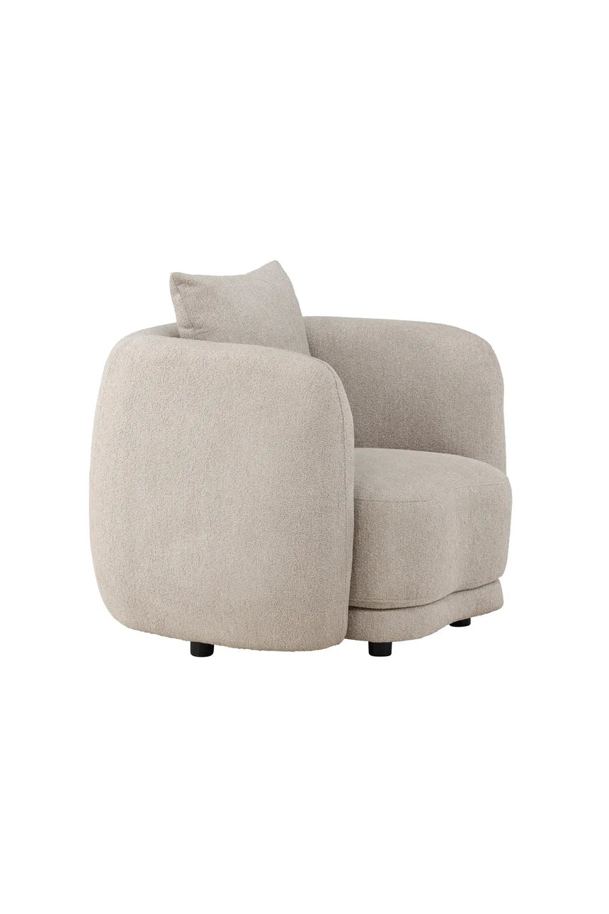Sessel Cielo in beige boucle, 110x97x72 cm von Venture Home – Bild 11