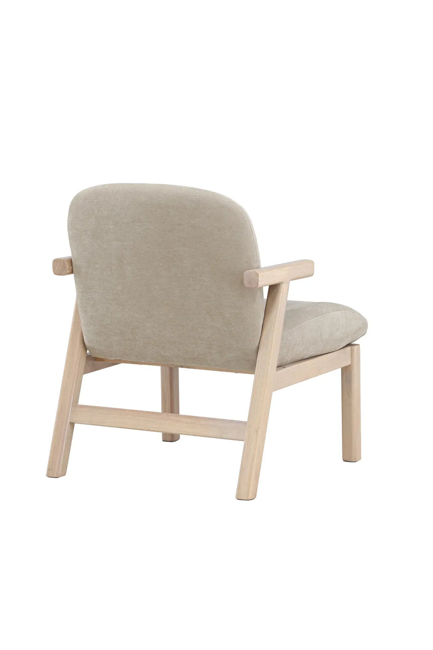 Sessel Rile aus Gummiholz in tünchenfarbenem Beige von Venture Home – Bild 11