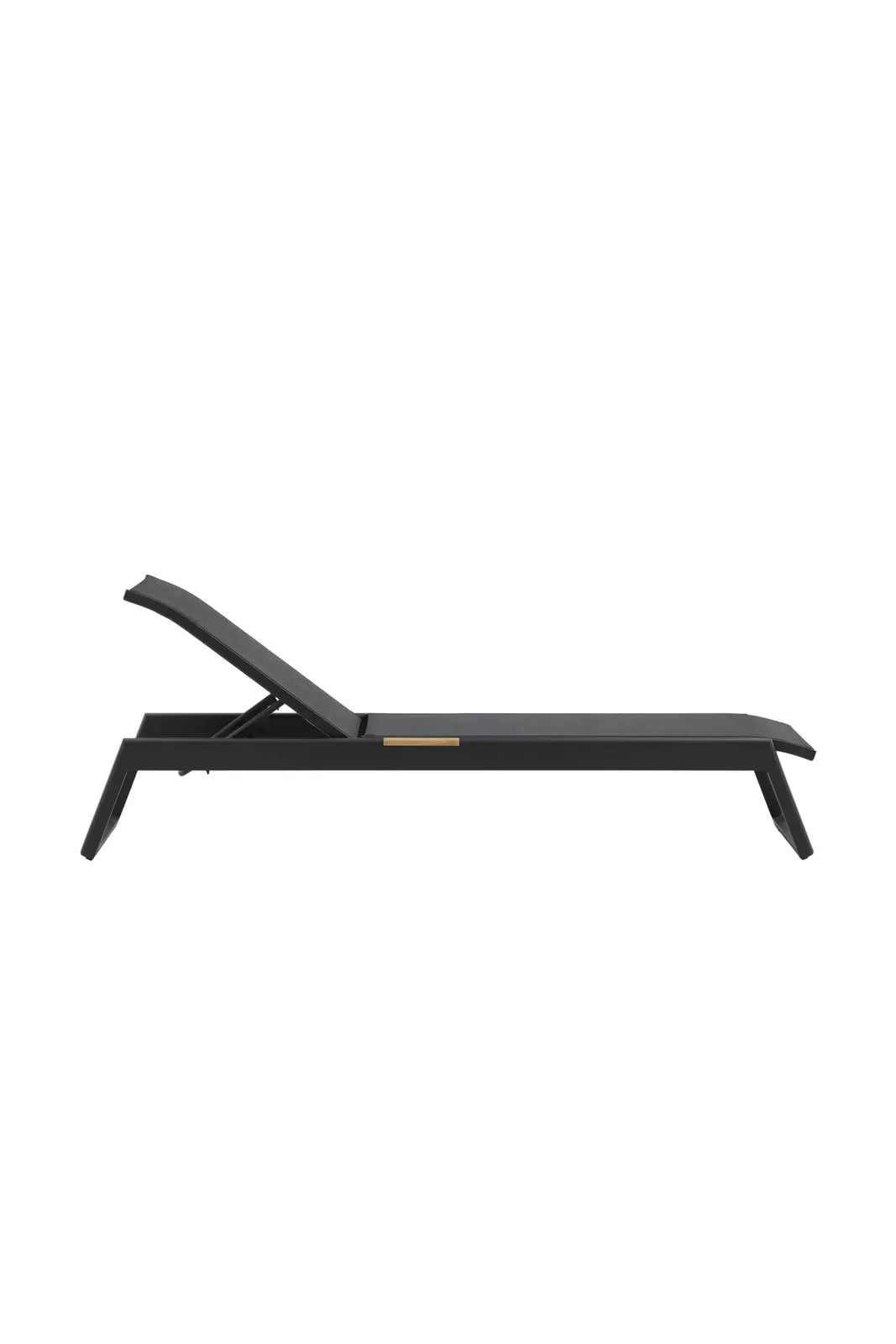 Sonnenliege Mexico aus Aluminium und Teak in Schwarz, 2er-Set von Venture Home – Bild 15