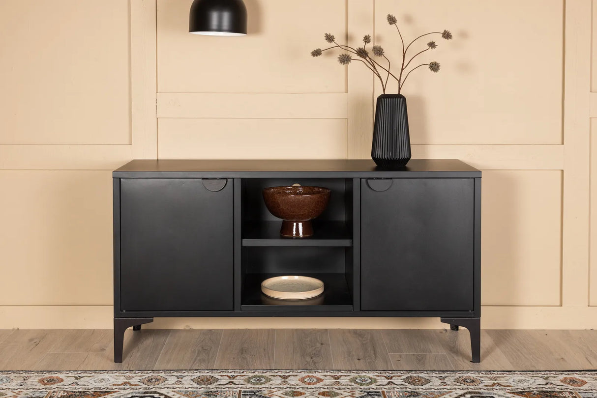TV-Schrank Piring aus Stahl in schwarz, 40x120x63 cm von Venture Home – Bild 32