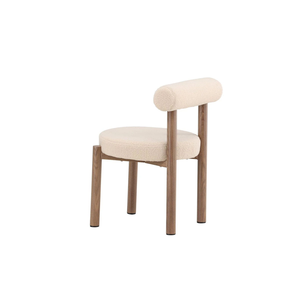 Tillo Esszimmerstuhl Stahl mit Holzoptik 3D Papier / Weiß Boucle von Venture Home – Produktbild 11