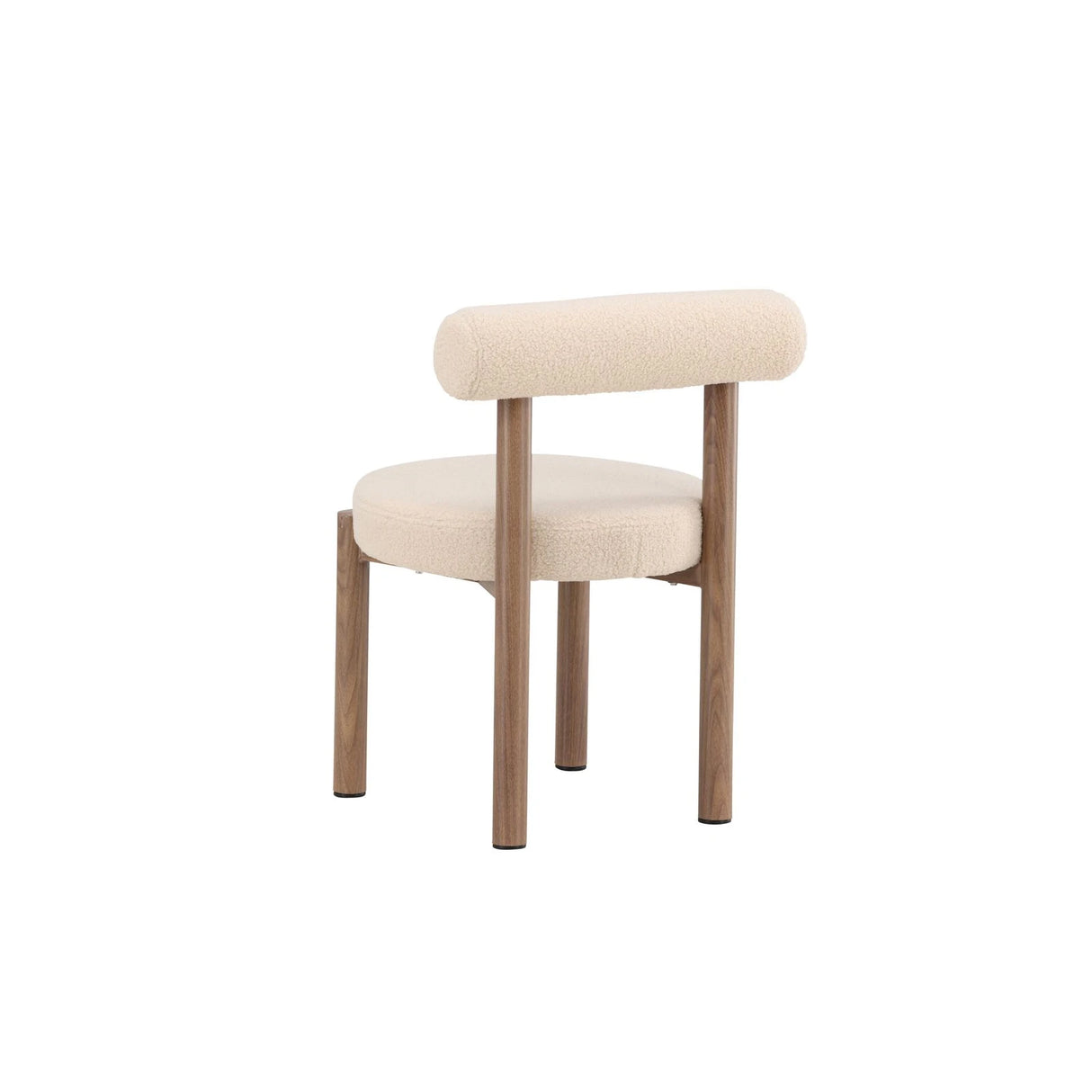 Tillo Esszimmerstuhl Stahl mit Holzoptik 3D Papier / Weiß Boucle von Venture Home – Produktbild 12