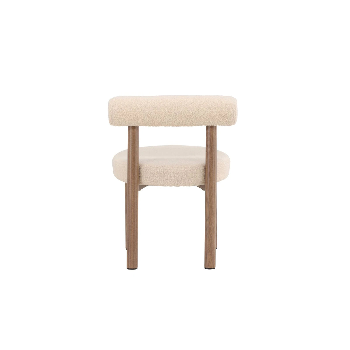 Tillo Esszimmerstuhl Stahl mit Holzoptik 3D Papier / Weiß Boucle von Venture Home – Produktbild 13