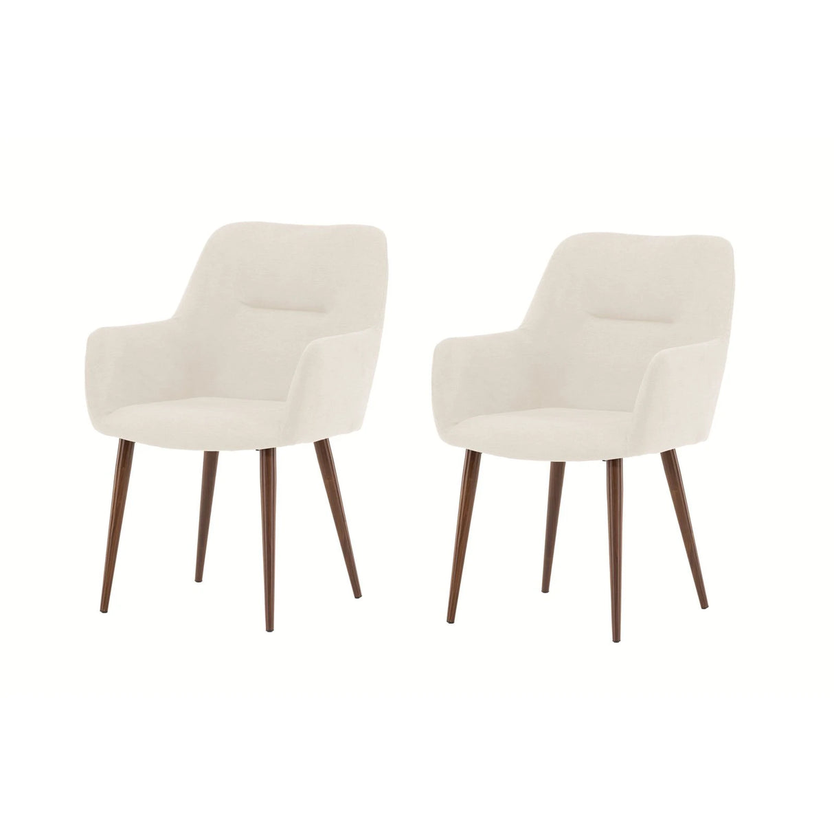 Tomorrow Esszimmerstuhl Mocca / Beige Leinen von Venture Home – Produktbild 2