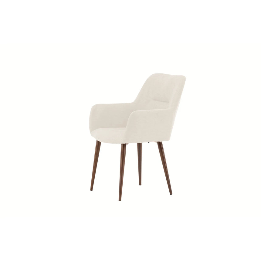 Tomorrow Esszimmerstuhl Mocca / Beige Leinen von Venture Home – Produktbild 6