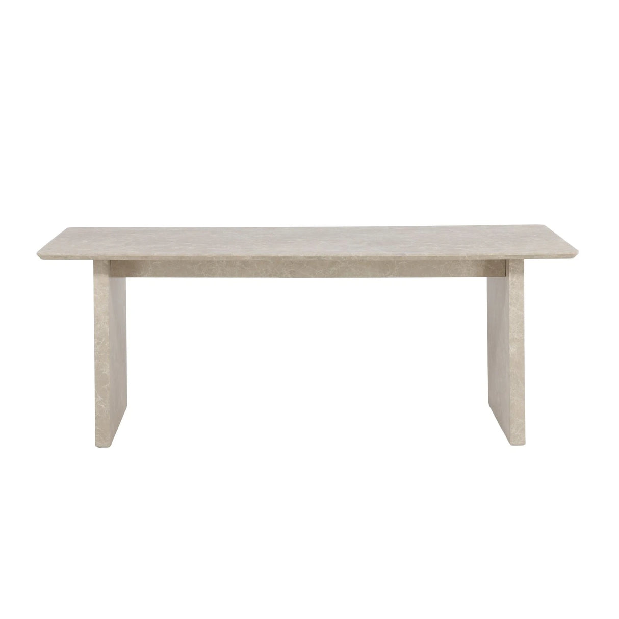 Vail Esstisch Beige Marmoroptik 100x200 cm von Venture Home – Produktbild 1