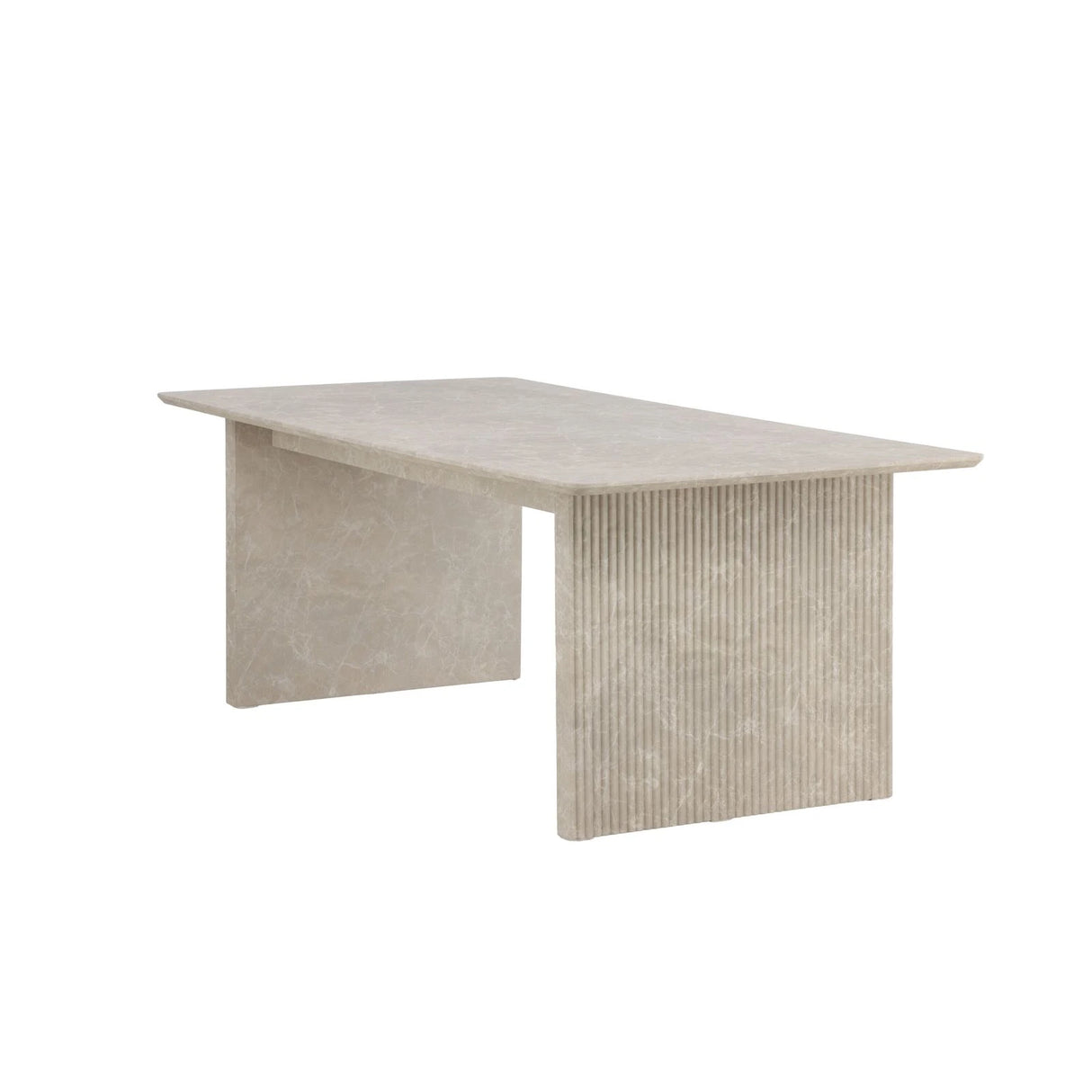 Vail Esstisch Beige Marmoroptik 100x200 cm von Venture Home – Produktbild 7