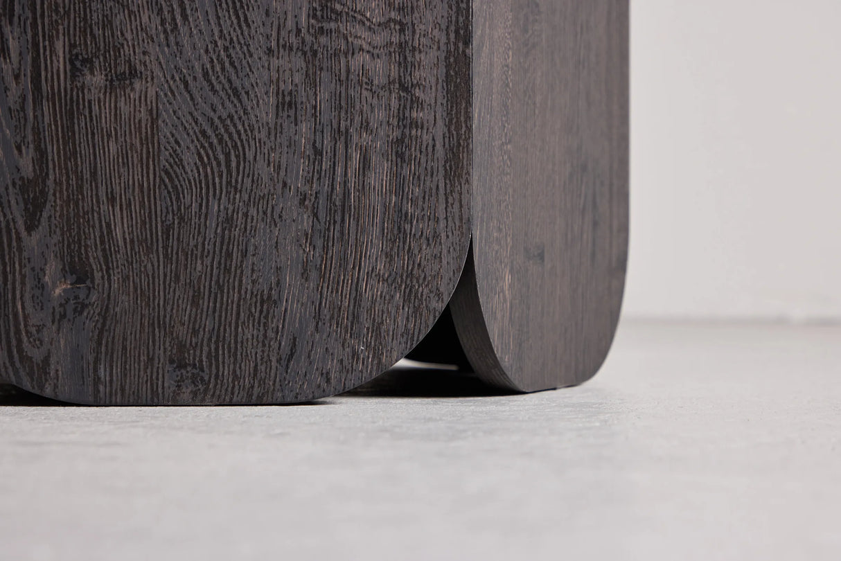 Tekla Runder Esstisch MDF mit 3D-Papier 120x75 cm – Bild 5