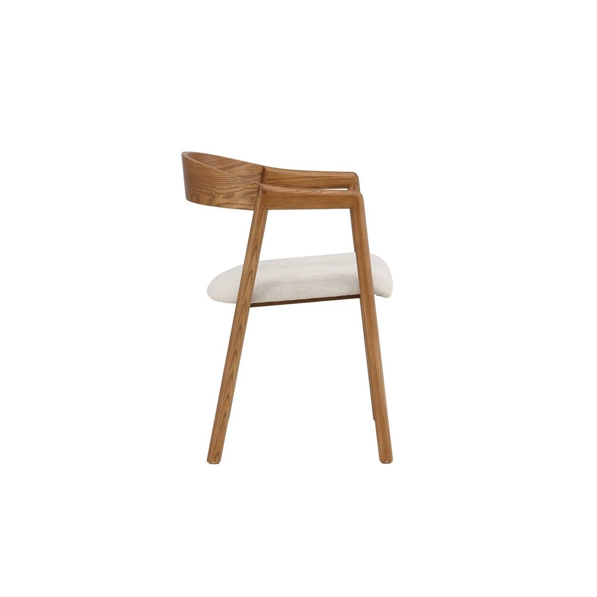 Långön Esszimmerstuhl 2er-Pack - Braun Esche / Beige Stoff von Vind – Produktbild 16