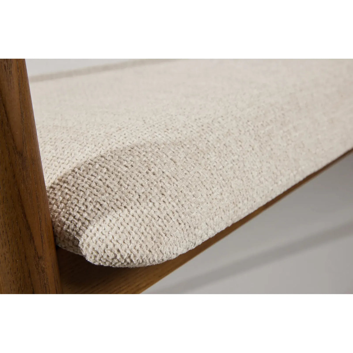 Långön Esszimmerstuhl 2er-Pack - Braun Esche / Beige Stoff - ZEN ZONE Furniture