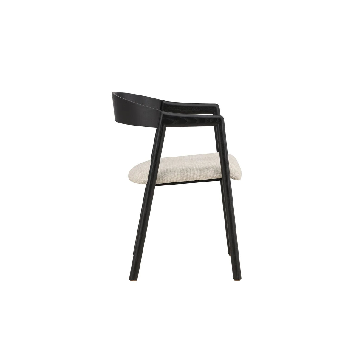 Långön Esszimmerstuhl 2er-Pack - Schwarz / Beige Stoff von Vind – Produktbild 16