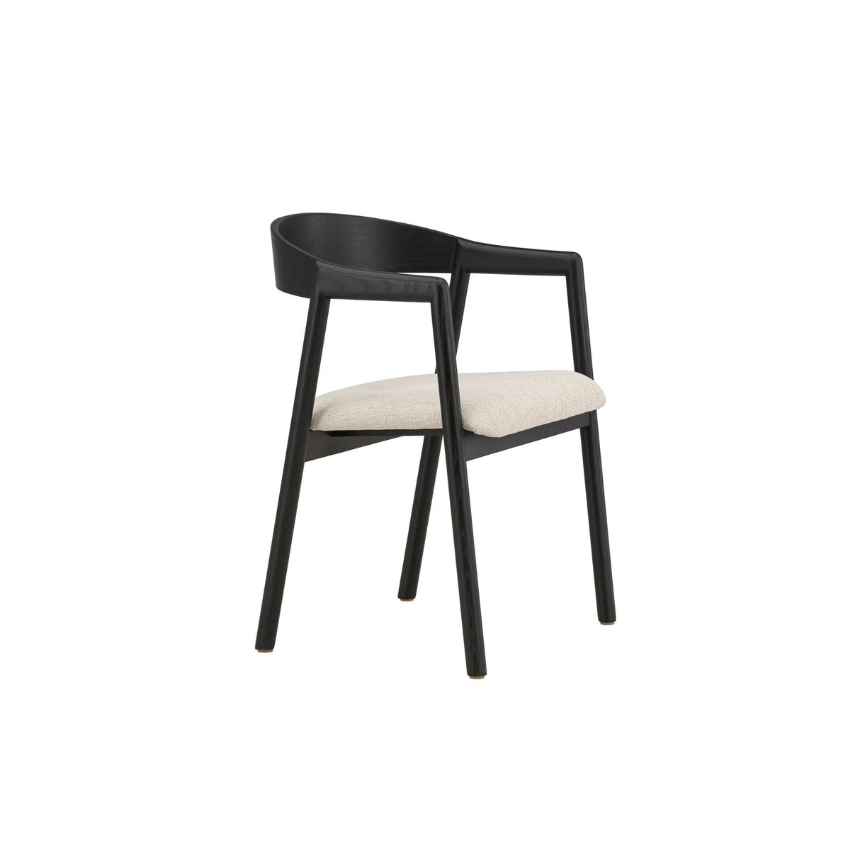 Långön Esszimmerstuhl 2er-Pack - Schwarz / Beige Stoff von Vind – Produktbild 17