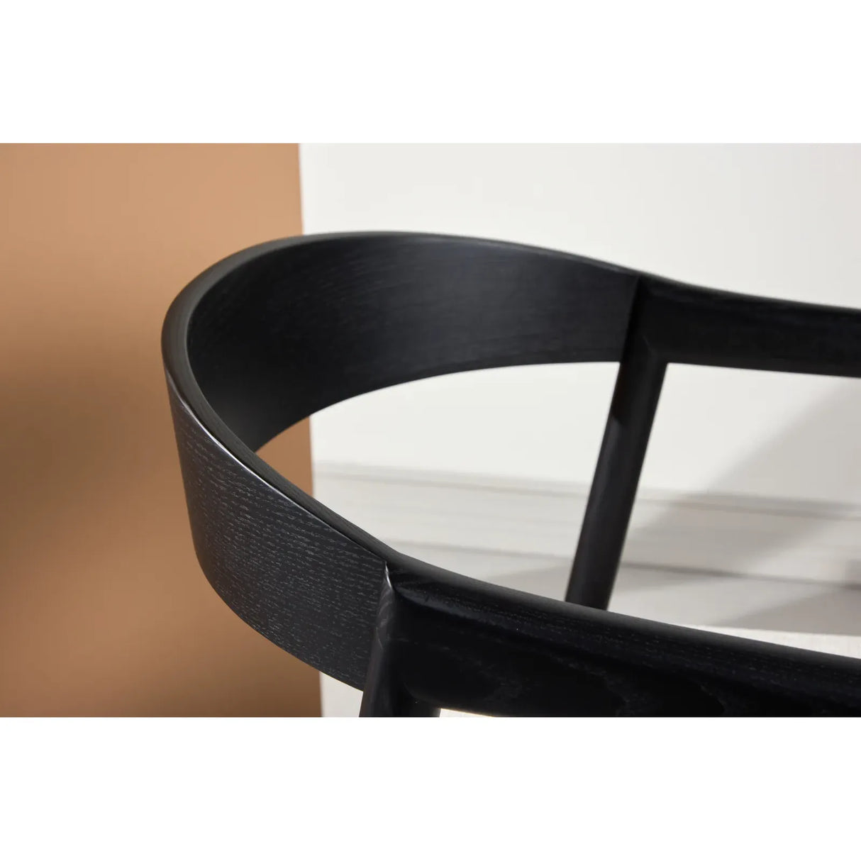 Långön Esszimmerstuhl 2er-Pack - Schwarz / Beige Stoff - ZEN ZONE Furniture