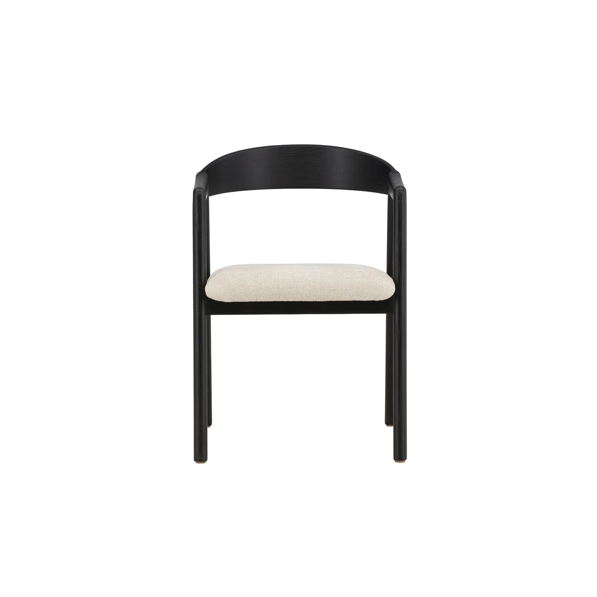 Långön Esszimmerstuhl 2er-Pack - Schwarz / Beige Stoff von Vind – Produktbild 9