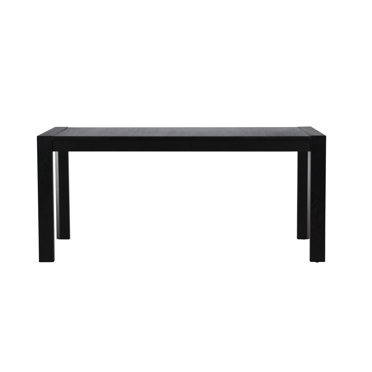 Slider Esstisch 250x95x75 cm - Schwarz / Massivholz Eichenfurnier von Vind – Produktbild 1