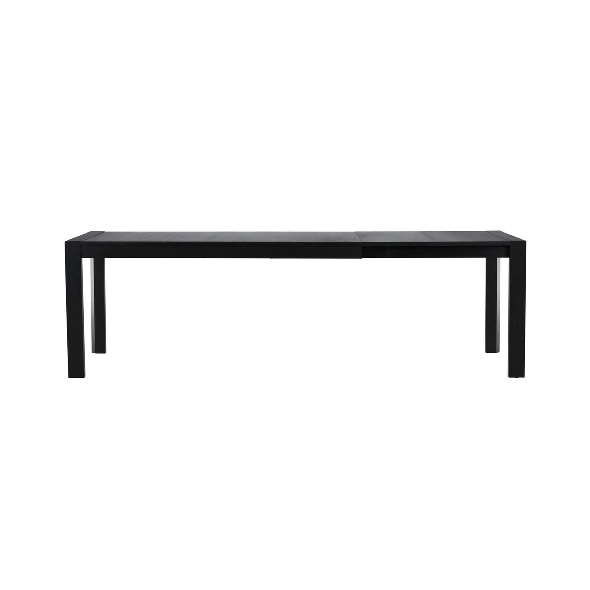 Slider Esstisch 250x95x75 cm - Schwarz / Massivholz Eichenfurnier von Vind – Produktbild 20