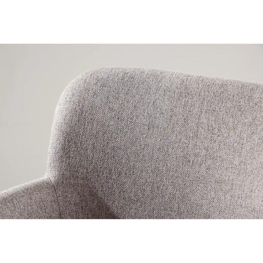 Vätö Esszimmerstuhl - Schwarzer Stahlrahmen / Beiger Stoff - ZEN ZONE Furniture