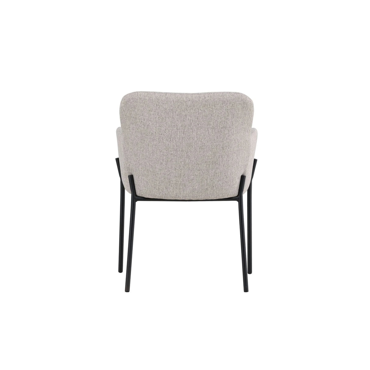 Vätö Esszimmerstuhl - Schwarzer Stahlrahmen / Beiger Stoff von Vind – Produktbild 9