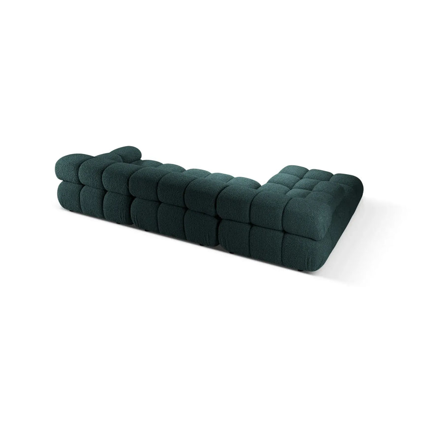 Bellis Modulares 4-Sitzer Sofa Chaise Longue Links 282 cm mit Boucle-Polsterung - ZEN ZONE Furniture
