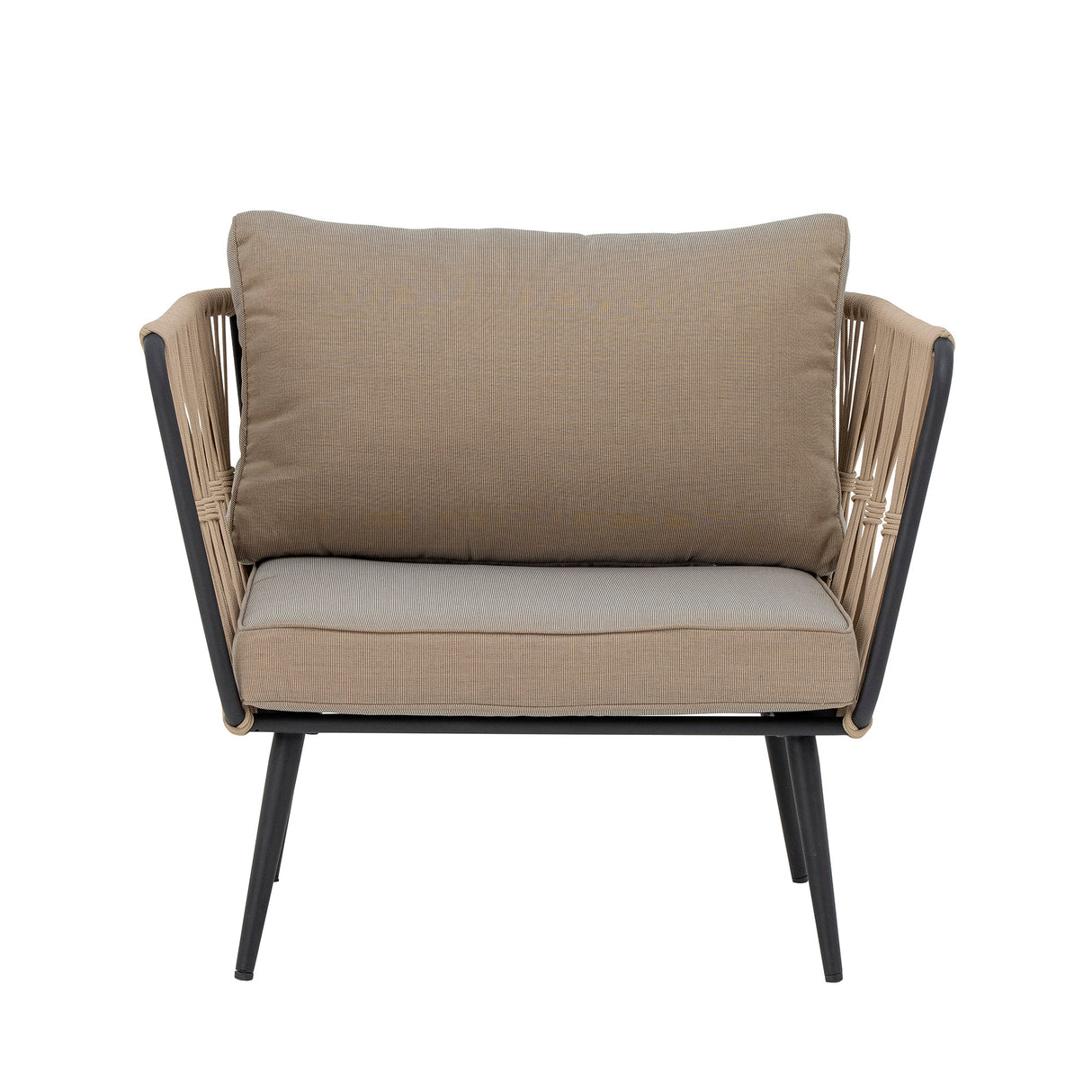 Pavone Loungesessel, Braun, Metall - ZEN ZONE Furniture