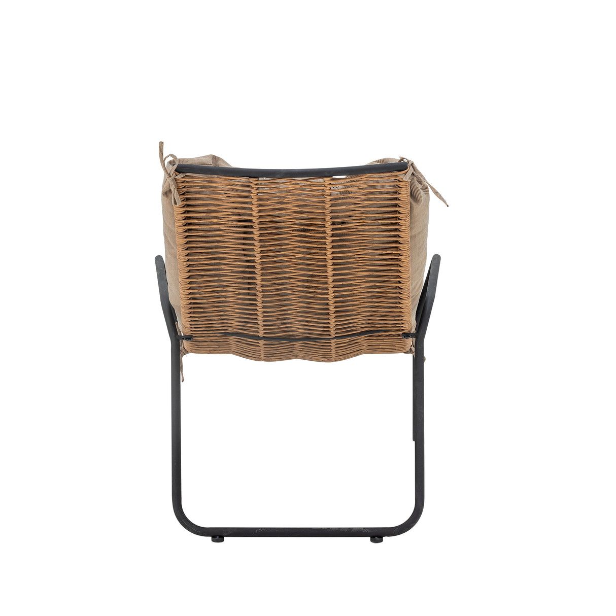 Boel Liegestuhl mit Hocker, Natur, Metall - ZEN ZONE Furniture