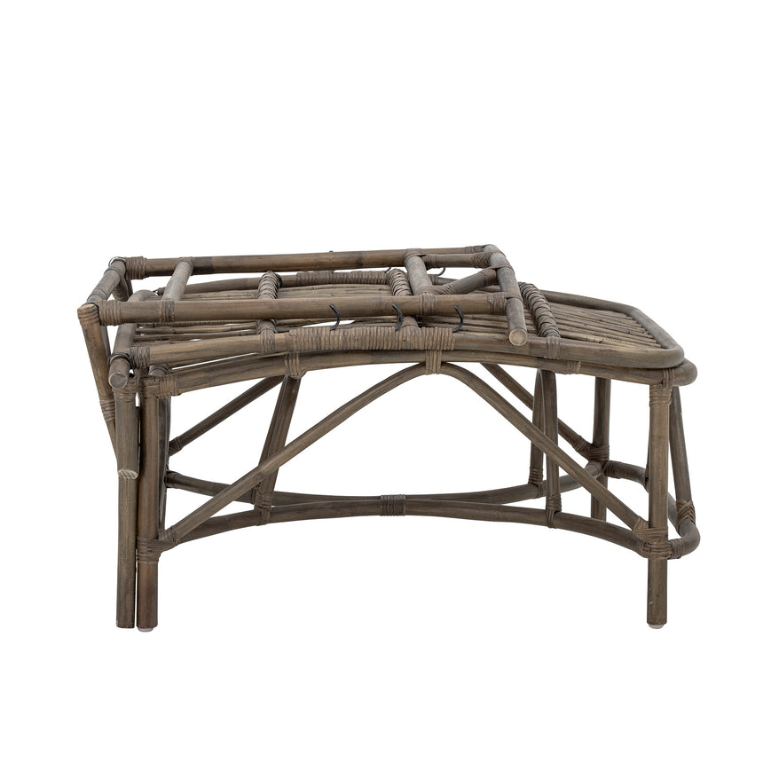 Dione Liegestuhl, Braun, Rattan - ZEN ZONE Furniture