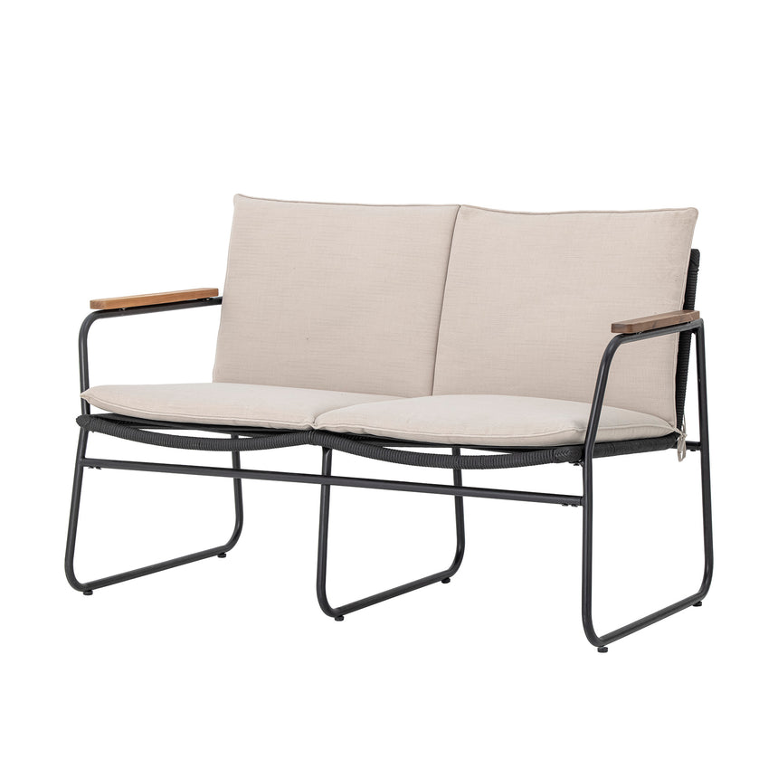 Hampton Sofa, Schwarz, Metall - ZEN ZONE Furniture