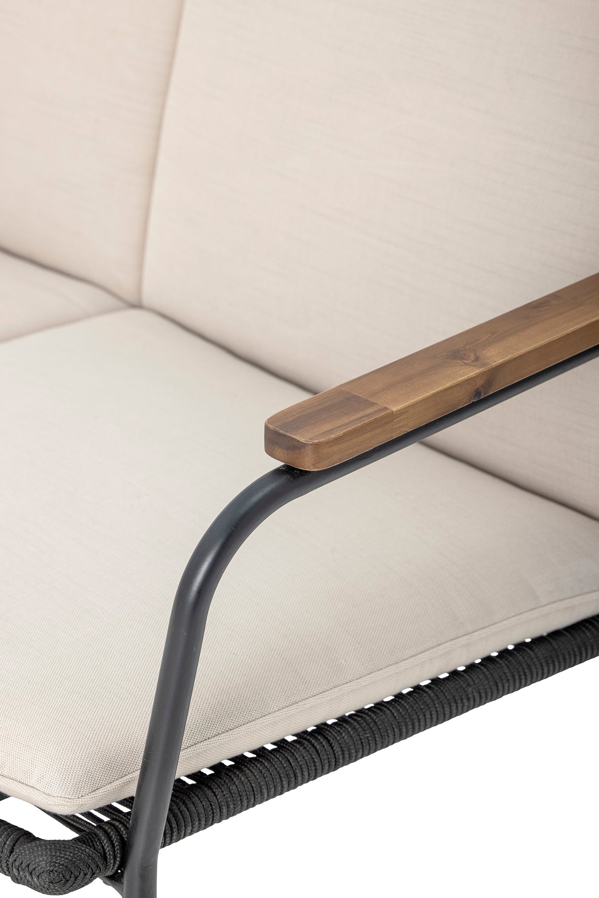 Hampton Sofa, Schwarz, Metall - ZEN ZONE Furniture