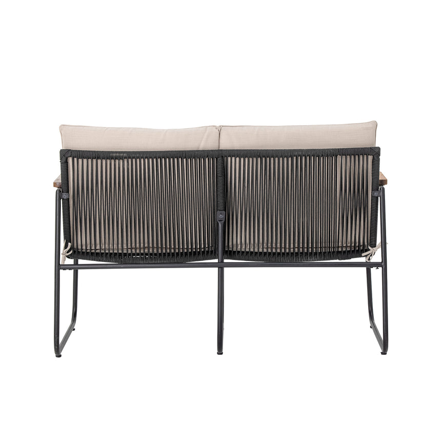 Hampton Sofa, Schwarz, Metall - ZEN ZONE Furniture