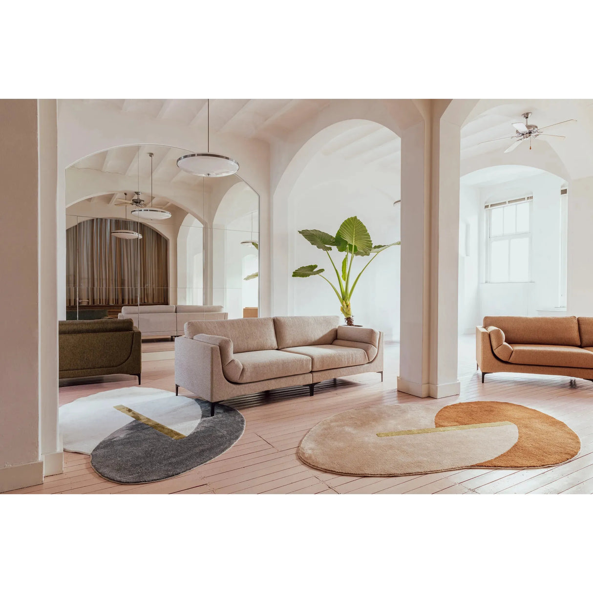 Balcony Sofa 3-Sitzer Wald 256x99cm von Zuiver – Produktbild 9