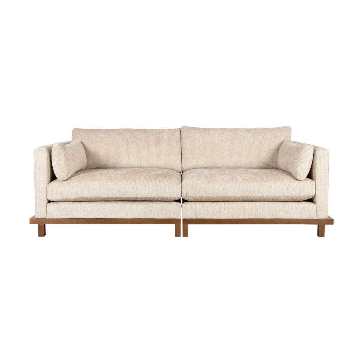 Blossom Sofa 3-Sitzer Sand 230x101cm von Zuiver – Produktbild 1