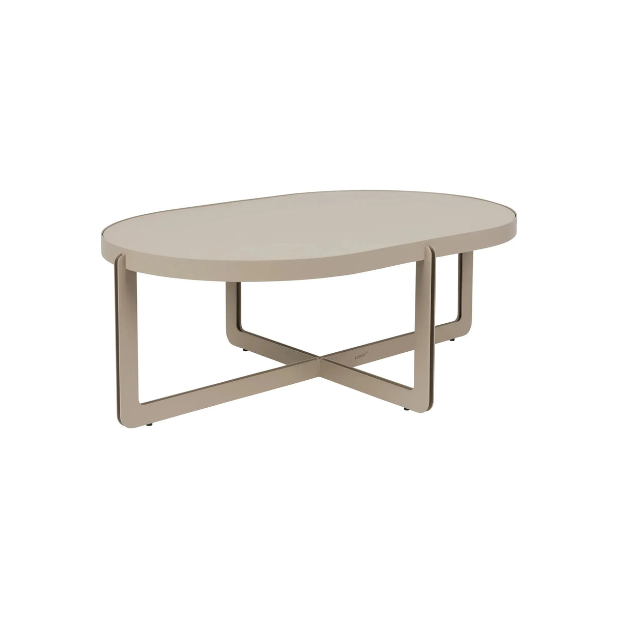 Couchtisch Centre Oval Beige 102x68cm von Zuiver – Produktbild 2