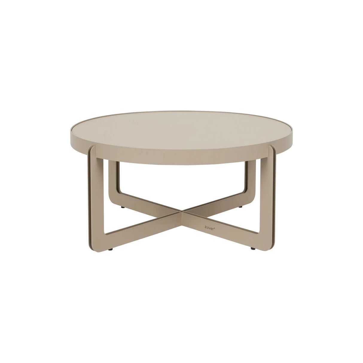 Couchtisch Centre Rund Beige 68x68cm von Zuiver – Produktbild 3