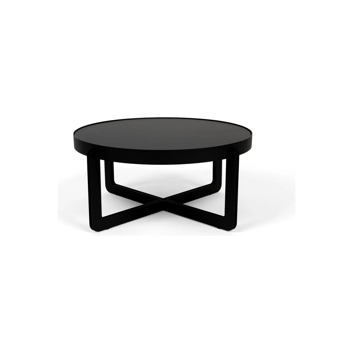 Couchtisch Centre Rund Schwarz 68x68cm von Zuiver – Produktbild 2